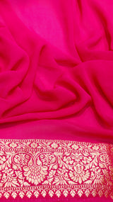 Handloom Khaddi Georgette Saree