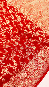 Handloom Khaddi Georgette Saree