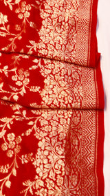 Handloom Khaddi Georgette Saree