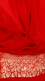 Handloom Khaddi Georgette Saree