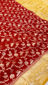 Handloom Khaddi Georgette Saree