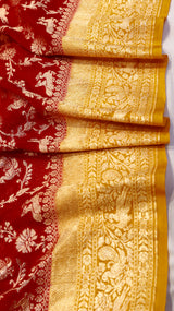 Handloom Khaddi Georgette Saree