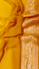 Handloom Khaddi Georgette Saree