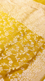 Handloom Khaddi Georgette Saree