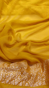 Handloom Khaddi Georgette Saree