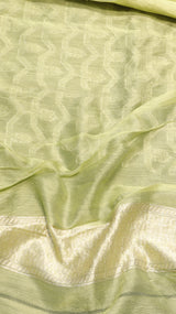 Pre-Order : Pure Moonga Muslin Silk Saree