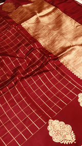 Handloom Pure Soft Katan Silk Saree