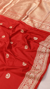 Chand Tara Katan Silk Saree