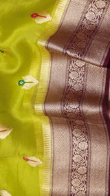 Handloom Pure Kora Silk Saree