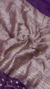 Handloom Pure Tissue Gorgeotte Saree