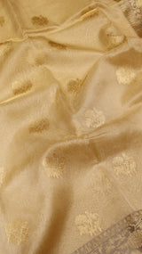 Pure Tissue Banarasi Saree- Satin Border