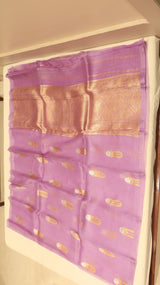 Pre-Order : Handloom Pure Kora Silk Saree