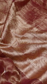 Glass Tissue Silk Saree