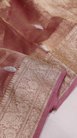 Glass Tissue Silk Saree