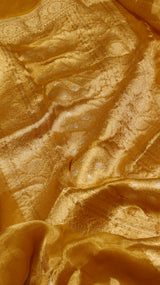 Glass Tissue Silk Saree