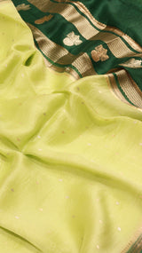Pure Handloom Kora Silk Saree
