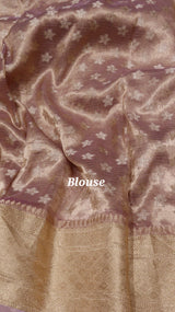 Pre-Order : Tissue Silk Saree with Meenakari Work