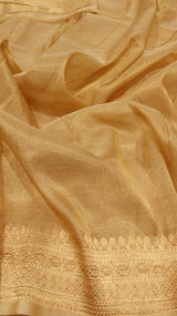 Pre-Order : Handloom Glass Tissue Silk Saree