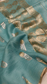 Pure Handloom Kora Silk Saree