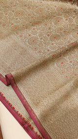 Antique Brocade Katan Silk Saree