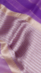 Pre-Order : Handloom Pure Kora Silk Saree