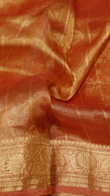 Glass Tissue Silk Saree
