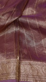 Glass Tissue Silk Saree