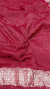 Handloom Pure Tissue Gorgeotte Saree