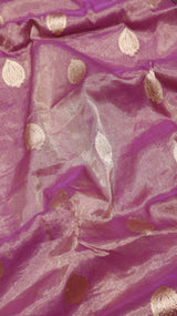 Pure Tissue Banarasi Saree with Satin Border