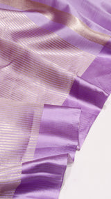 Pre-Order : Striped Tissue Katan Silk Saree