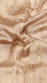 Pre-Order : Handloom Kora Silk Saree with Katan Border