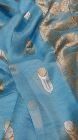 Pure Handloom Kora Silk Saree