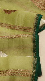 Pre-Order : Handloom Pure Kora Silk Saree