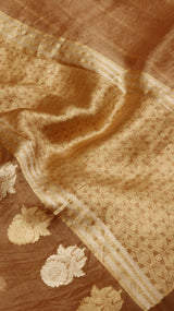 Pure Handloom Kora Silk Saree