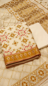 Ikat Pure Cotton Suit Set