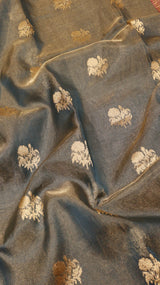 Pure Tissue Banarasi Saree - Satin Border