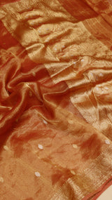 Glass Tissue Silk Saree