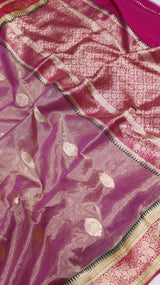 Pure Tissue Banarasi Saree with Satin Border