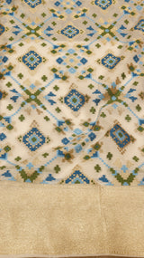 Ikat Pure Cotton Suit Set