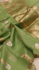 Pure Handloom Kora Silk Saree