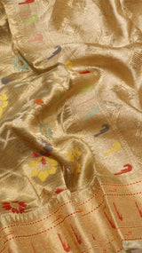Tissue Silk Saree with Meenakari Work