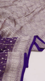 Handloom Pure Tissue Gorgeotte Saree