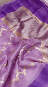 Pre-Order : Handloom Pure Kora Silk Saree