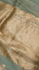 Pre-Order : Handloom Pure Kora Silk Saree