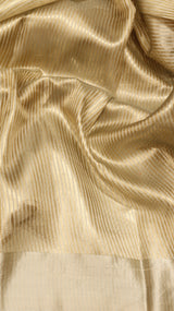 Pre-Order : Striped Tissue Katan Silk Saree