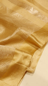 Pre-Order : Striped Tissue Katan Silk Saree
