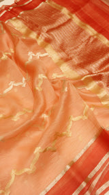 Pre-Order : Handloom Pure Kora Silk Saree