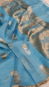Pure Handloom Kora Silk Saree