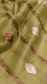 Pre-Order : Handloom Pure Kora Silk Saree