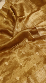 Glass Tissue Silk Saree